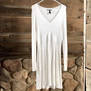 BCBG Maxazria White Eyelet Dress